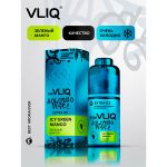 Ароматизатор VLIQ Q Холодно Песец 15мл - Зеленый Манго