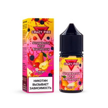 Жидкость Crazy Vibe Salt - Абрикос Малина 30мл (20mg)
