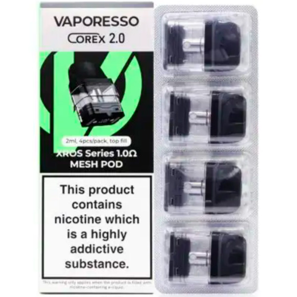 Картридж Vaporesso XROS Corex 2.0 Mesh Pod (1.0 Ом 2ml) Картридж Vaporesso XROS Corex 2.0 Mesh Pod (1.0 Ом 2ml)