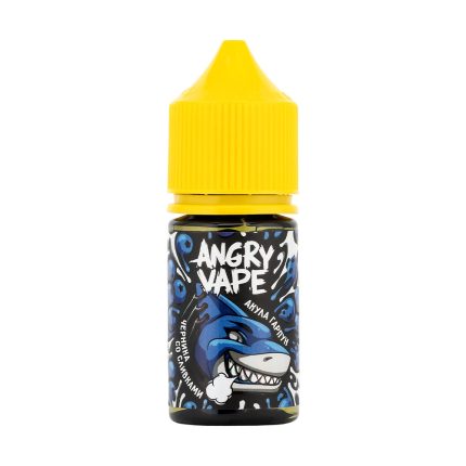 Жидкость Angry Vape Salt 30мл - Акула Гарпун (Черника со сливками) (0mg)