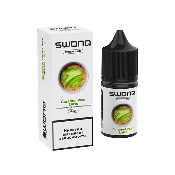 Жидкость SWONQ Classic BREAK Salt - Caramel Pear Latte (Латте карамельная груша) 30мл (18mg) Жидкость SWONQ Classic BREAK Salt - Caramel Pear Latte (Латте карамельная груша) 30мл (18mg)