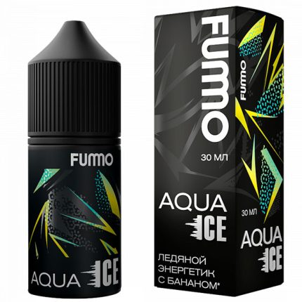 Жидкость FUMMO AQUA ICE - Ледяной энергетик с бананом 30мл (20mg)