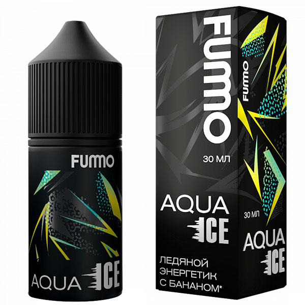 Жидкость FUMMO AQUA ICE - Ледяной энергетик с бананом 30мл (20mg) Жидкость FUMMO AQUA ICE - Ледяной энергетик с бананом 30мл (20mg)