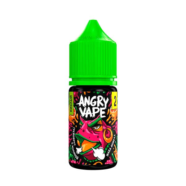 Жидкость Angry Vape Кислый Salt 30мл - Жаба Анжела (Грейпфрут с малиной) (0mg) Жидкость Angry Vape Кислый Salt 30мл - Жаба Анжела (Грейпфрут с малиной) (0mg)