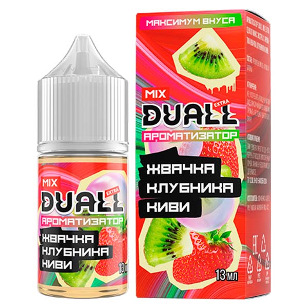 Ароматизатор Duall Mix 13мл - Жвачка клубника киви Ароматизатор Duall Mix 13мл - Жвачка клубника киви
