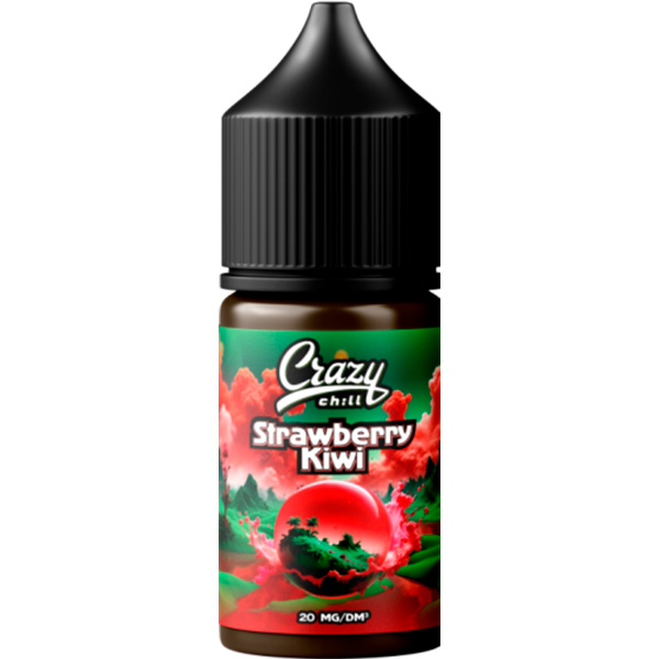 Жидкость Crazy Chill Salt - Клубника киви 30мл (20mg) Жидкость Crazy Chill Salt - Клубника киви 30мл (20mg)