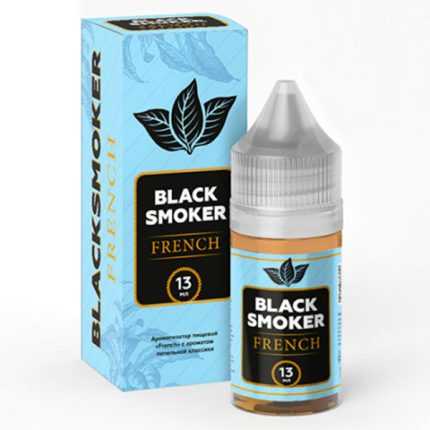 Ароматизатор BLACK SMOKER 13мл - FRENCH (с ароматом пепельной классики)