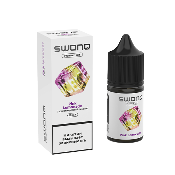 Жидкость SWONQ ICE Salt - Pink Lemonade (Розовый Лимонад) 30мл (18mg) Жидкость SWONQ ICE Salt - Pink Lemonade (Розовый Лимонад) 30мл (18mg)