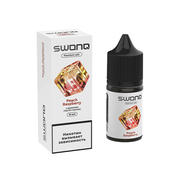 Жидкость SWONQ ICE Salt - Peach Raspberry (Персик Малина) 30мл (18mg) Жидкость SWONQ ICE Salt - Peach Raspberry (Персик Малина) 30мл (18mg)