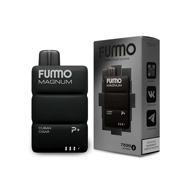 Одноразовая ЭС Fummo Magnum 7500 - Кубинская Сигара (М) Одноразовая ЭС Fummo Magnum 7500 - Кубинская Сигара (М)