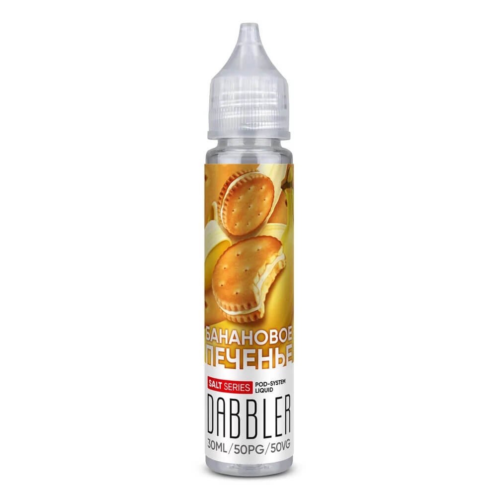 Жидкость Dabbler Salt 30мл - Банановое печенье (20mg) Жидкость Dabbler Salt 30мл - Банановое печенье (20mg)