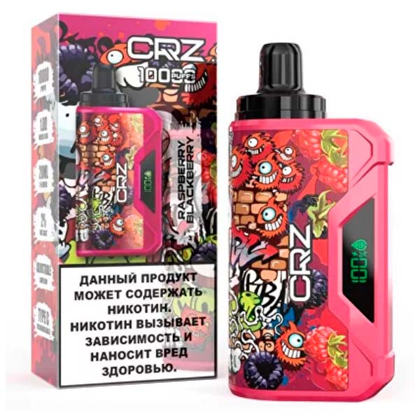 Одноразовая ЭС CRZ10000 - Raspberry blackberry (Малина Ежевика) (M) Одноразовая ЭС CRZ10000 - Raspberry blackberry (Малина Ежевика) (M)