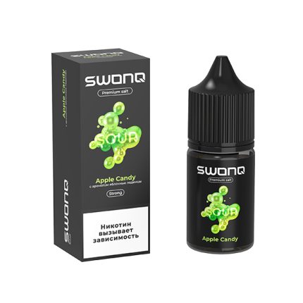 Жидкость SWONQ SOUR Salt - Apple Candy (Яблочные Леденцы) 30мл (20 Strong)
