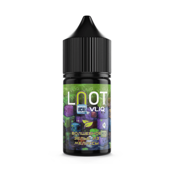 Жидкость Loot ice - Мелисса со льдом 10 мл (18mg) (M) Жидкость Loot ice - Мелисса со льдом 10 мл (18mg) (M)