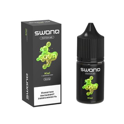 Жидкость SWONQ SOUR Salt - Kiwi (Киви) 30мл (20 Strong)