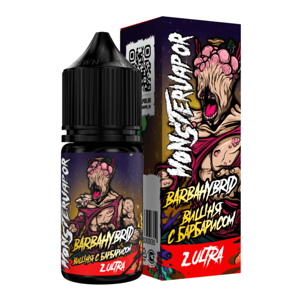 Жидкость MONSTERVAPOR Salt 30мл - Barbahybrid (Вишня с Барбарисом) (20 Ultra) (М) Жидкость MONSTERVAPOR Salt 30мл - Barbahybrid (Вишня с Барбарисом) (20 Ultra) (М)