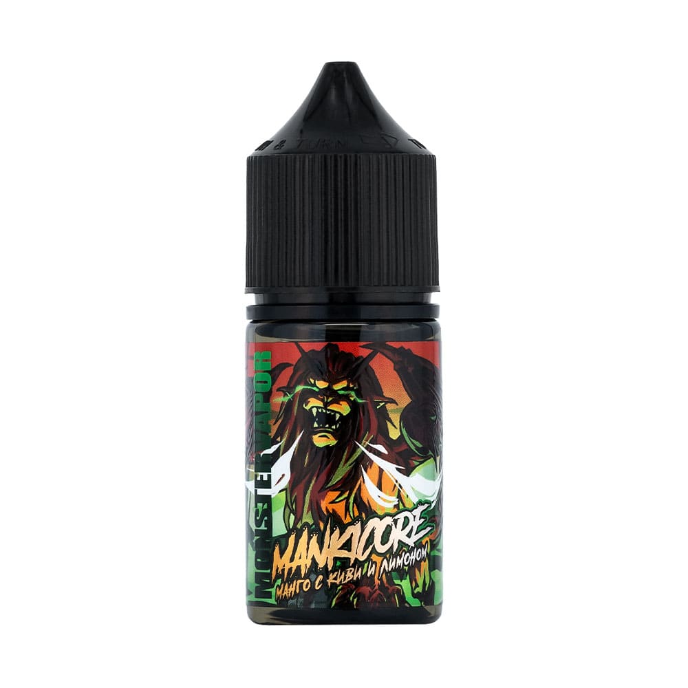 Жидкость MONSTERVAPOR Salt 30мл - Mankicore (Манго с киви и лимоном) (20 Ultra) (М) Жидкость MONSTERVAPOR Salt 30мл - Mankicore (Манго с киви и лимоном) (20 Ultra) (М)