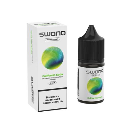 Жидкость SWONQ Salt - California Soda (Калифорнийская Содовая) 30мл (18mg)