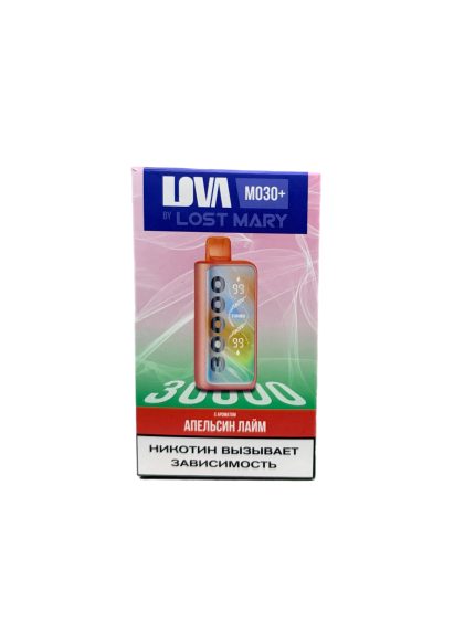 Одноразовая ЭС LOVA by LOST MARY 30000 - Апельсин Лайм (М)