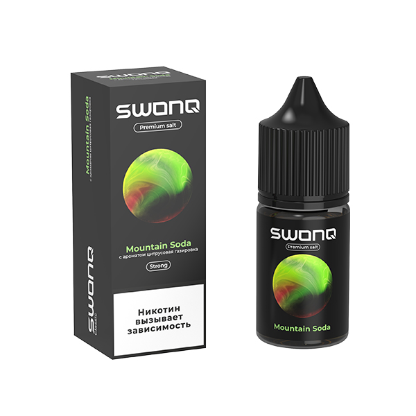 Жидкость SWONQ Salt - Mountain Soda (Цитрусовая Газировка) 30мл (20 Strong) Жидкость SWONQ Salt - Mountain Soda (Цитрусовая Газировка) 30мл (20 Strong)