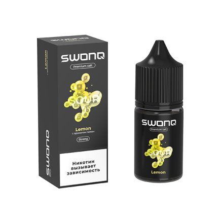 Жидкость SWONQ SOUR Salt - Lemon (Лимон) 30мл (20 Strong)
