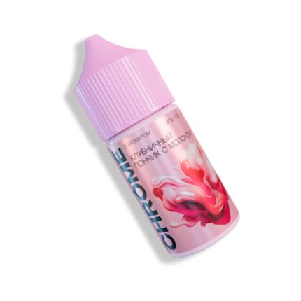 Жидкость Chrome Pink Salt 27мл - Клубничный Пончик с Молоком (20mg)