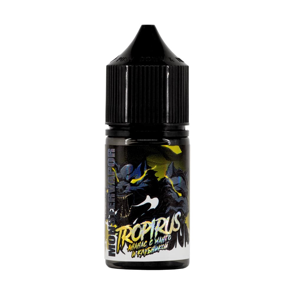 Жидкость MONSTERVAPOR Salt 30мл - Tropirus (Ананас с манго и клубникой) (20mg) (М) Жидкость MONSTERVAPOR Salt 30мл - Tropirus (Ананас с манго и клубникой) (20mg) (М)