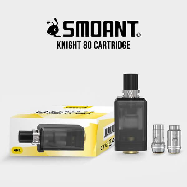 Картридж +2 испарителя Smoant Knight 80 Pod 4ml Картридж +2 испарителя Smoant Knight 80 Pod 4ml