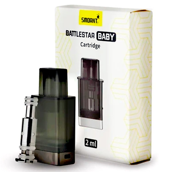 Картридж +2 испарителя Smoant Charon Baby/Battlestar Pod 2ml Картридж +2 испарителя Smoant Charon Baby/Battlestar Pod 2ml