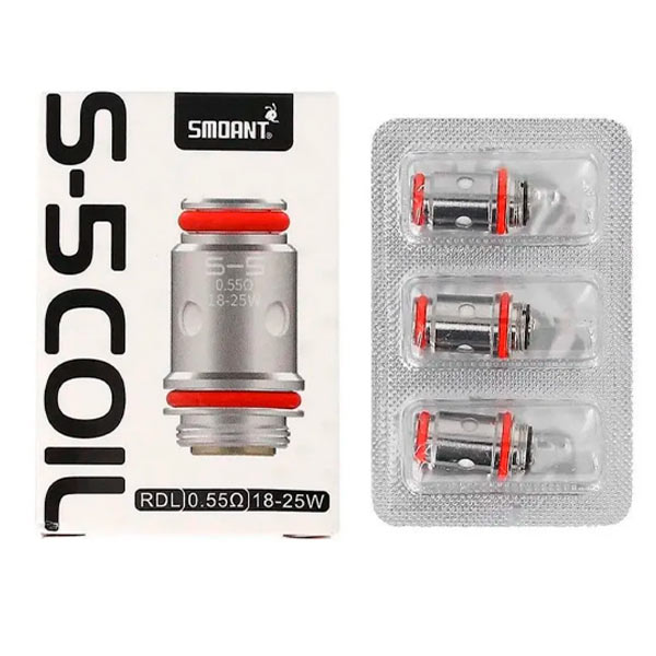 Испаритель Smoant Santi / Charon Plus / Knight 40 (S-5 RDL coil 0.55 Ом) Испаритель Smoant Santi / Charon Plus / Knight 40 (S-5 RDL coil 0.55 Ом)