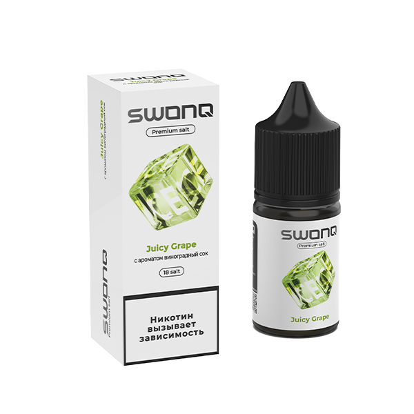 Жидкость SWONQ ICE Salt - Juicy Grape (Виноградный Сок) 30мл (18mg) Жидкость SWONQ ICE Salt - Juicy Grape (Виноградный Сок) 30мл (18mg)