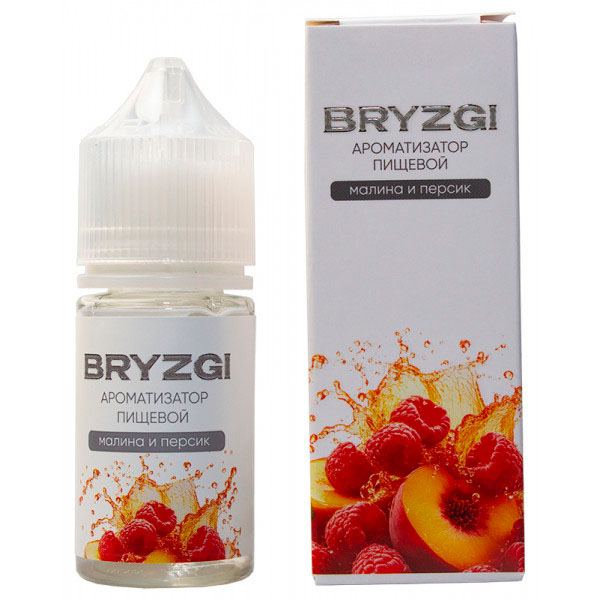 Ароматизатор Bryzgy 14мл - Малина персик Ароматизатор Bryzgy 14мл - Малина персик