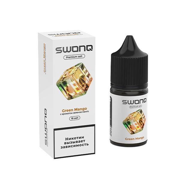 Жидкость SWONQ ICE Salt - Green Mango (Зеленое Манго) 30мл (18mg) Жидкость SWONQ ICE Salt - Green Mango (Зеленое Манго) 30мл (18mg)