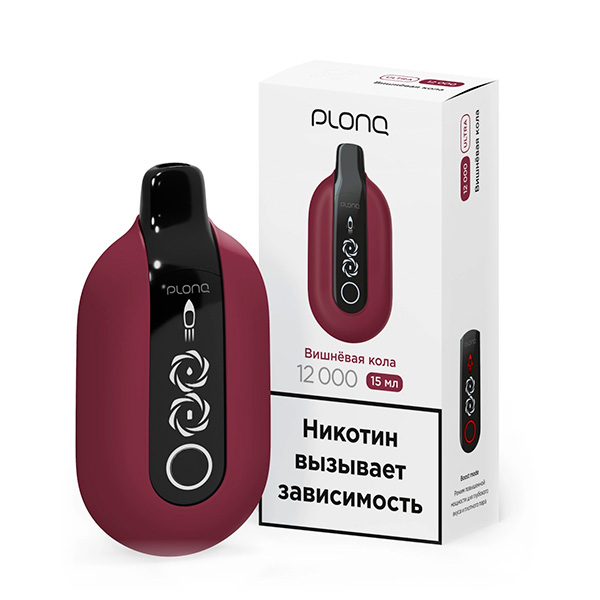 Одноразовая ЭС PLONQ ULTRA 12000 - Вишневая кола (М) Одноразовая ЭС PLONQ ULTRA 12000 - Вишневая кола (М)