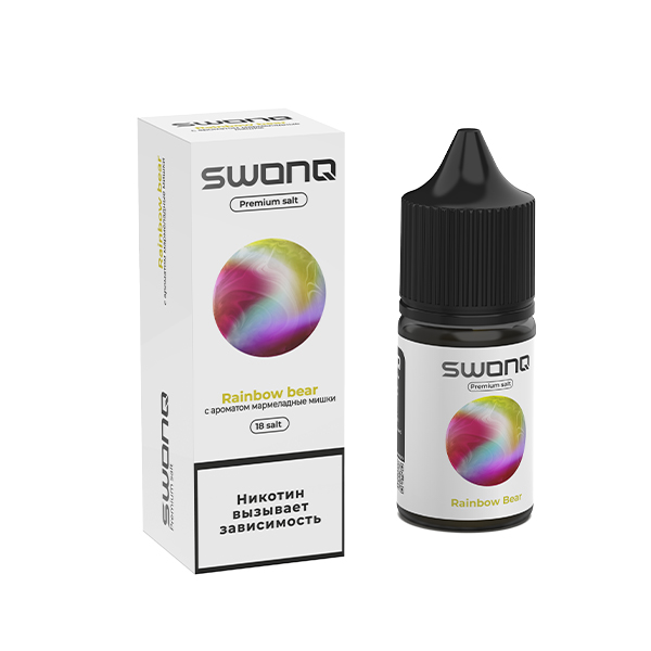 Жидкость SWONQ Salt - Rainbow Bear (Мармеладные Мишки) 30мл (18mg) Жидкость SWONQ Salt - Rainbow Bear (Мармеладные Мишки) 30мл (18mg)