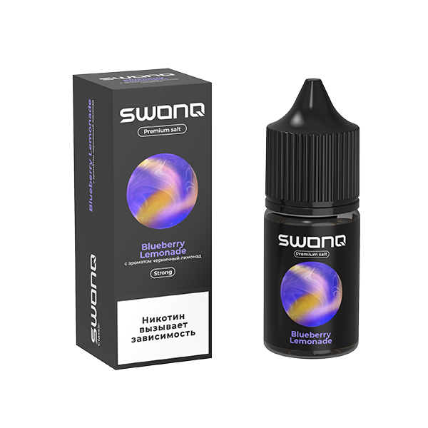 Жидкость SWONQ Salt - Blueberry Lemonade (Черничный Лимонад) 30мл (20 Strong) Жидкость SWONQ Salt - Blueberry Lemonade (Черничный Лимонад) 30мл (20 Strong)