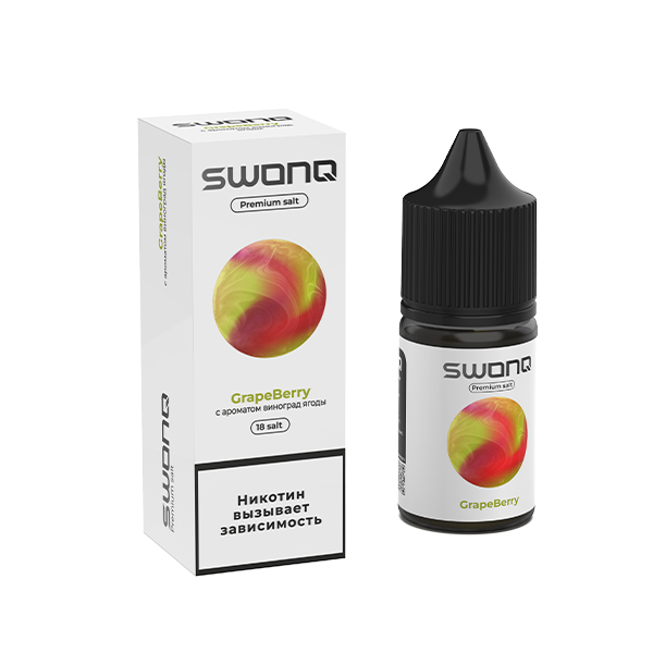 Жидкость SWONQ Salt - Grape Berry (Виноград) 30мл (18mg) Жидкость SWONQ Salt - Grape Berry (Виноград) 30мл (18mg)