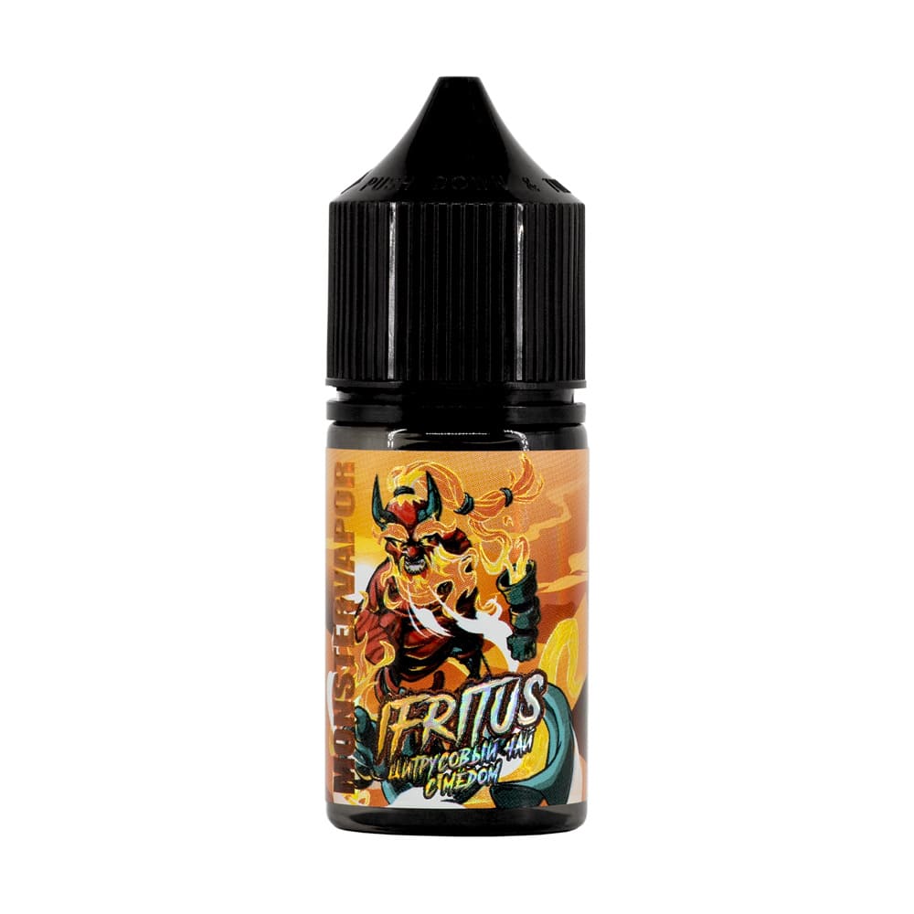 Жидкость MONSTERVAPOR Salt 30мл - Ifrutis (Цитрусовый чай с мёдом) (20 Ultra) Жидкость MONSTERVAPOR Salt 30мл - Ifrutis (Цитрусовый чай с мёдом) (20 Ultra)