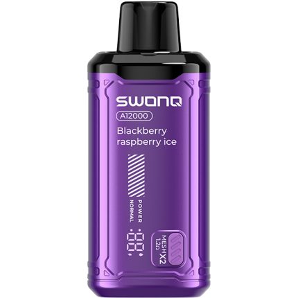 Одноразовая ЭС SWONQ A12000 - Blackberry Raspberry Ice (Ежевика Малина Лед)