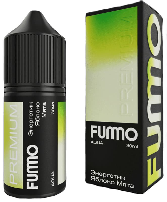 Жидкость FUMMO AQUA - Энергетик Яблоко Мята 30мл (20 Hard) Жидкость FUMMO AQUA - Энергетик Яблоко Мята 30мл (20 Hard)