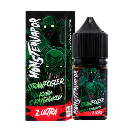 Жидкость MONSTERVAPOR Salt 30мл - StrawFogler (Киви С Клубникой) (20 Ultra)