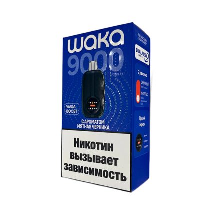 Одноразовая ЭС WAKA NOVO 9000 - Мятная Черника (Hard)