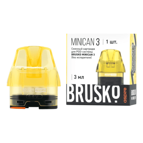 Картридж Brusko Minican 3 (Без Испарителя) (Оранжевый) Картридж Brusko Minican 3 (Без Испарителя) (Оранжевый)