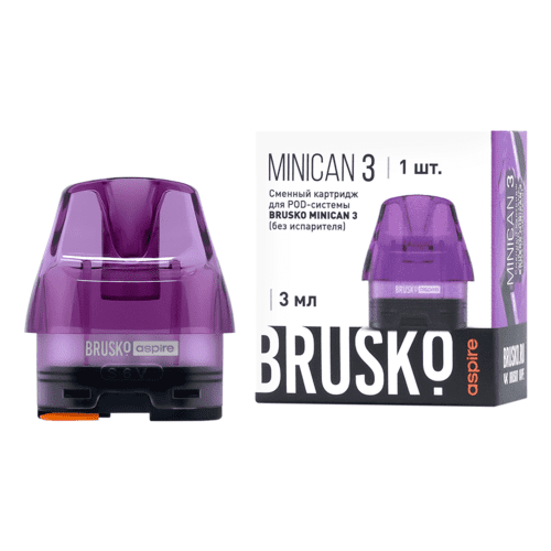 Картридж Brusko Minican 3 (Без Испарителя) (Фиолетовый) Картридж Brusko Minican 3 (Без Испарителя) (Фиолетовый)