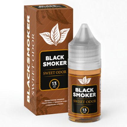 Ароматизатор BLACK SMOKER 13мл - SWEET ODOR (с ароматом кофе и медовыми нотками)