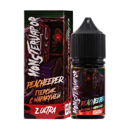 Жидкость MONSTERVAPOR Salt 30мл - Peacheeper ( Персик с Маракуйей ) (20 Ultra) (М)