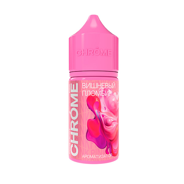 Ароматизатор Chrome Pink 15мл - Вишнёвый Пломбир Ароматизатор Chrome Pink 15мл - Вишнёвый Пломбир