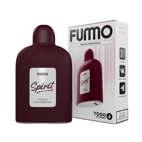 Одноразовая ЭС Fummo Spirit 7000 - Лесная Земляника (М) Одноразовая ЭС Fummo Spirit 7000 - Лесная Земляника (М)