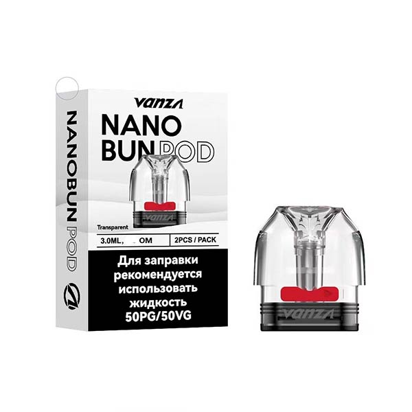 Картридж Vanza Nano для Brusko Minican (0.8 Ом 3ml ) Прозрачный Картридж Vanza Nano для Brusko Minican (0.8 Ом 3ml ) Прозрачный