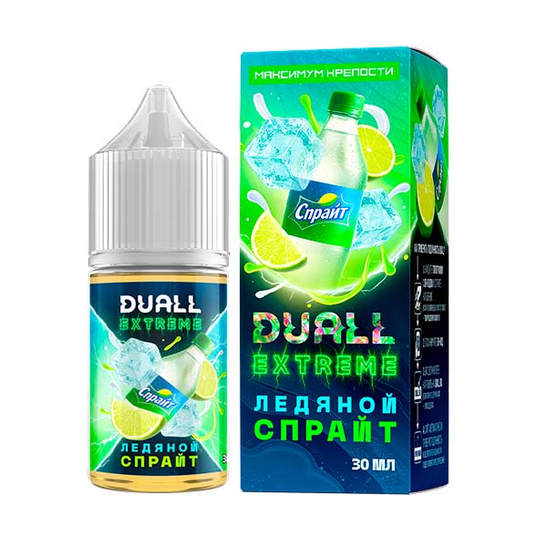 Жидкость DUALL EXTREME Salt - Ледяной Спрайт 30мл (Hard) Жидкость DUALL EXTREME Salt - Ледяной Спрайт 30мл (Hard)